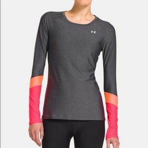 UA HeatGear® Armour Color Block Long Sleeve